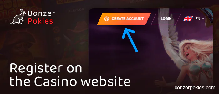 Create an account on pokies site with 100 AUD no deposit bonus