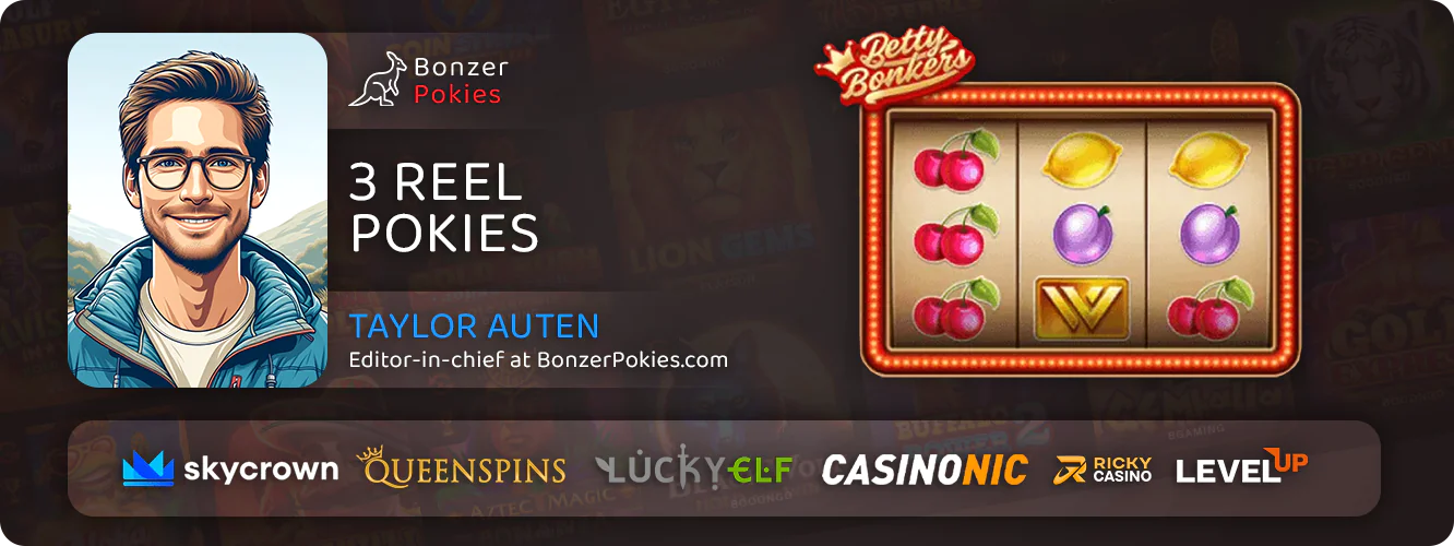 Online casino with 3 Reel Pokies for AU users