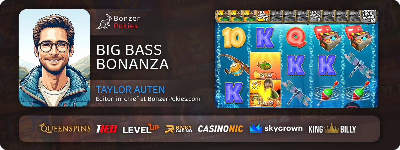 Big Bass Bonanza online pokie for Australian users