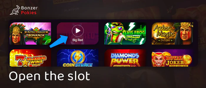 Choose online Big Red pokie at the casino