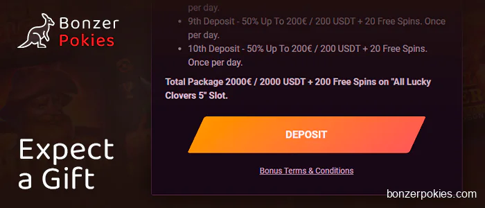 Check out the no deposit bonus for Australian online casino players