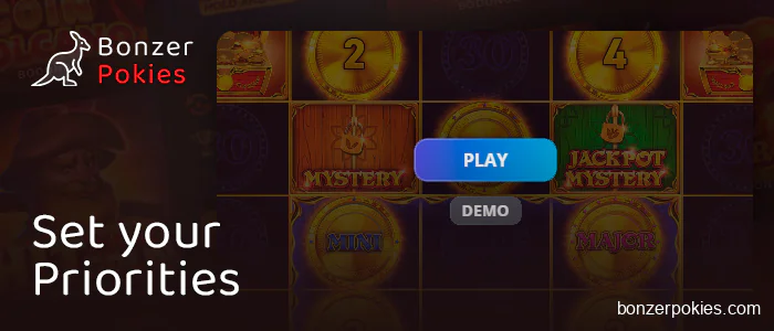 Play in demo or for real money in Jackpot Pokie