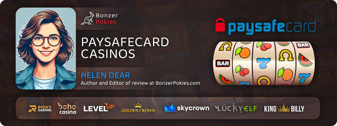 Online casinos with Paysafecard for Australians - article