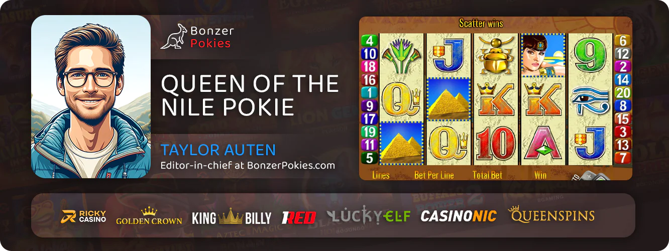 Information about Queen of the Nile pokie