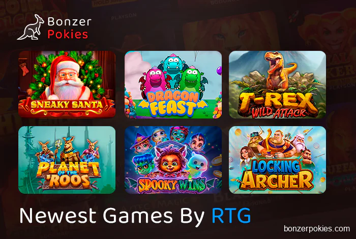 New Realtime Gaming pokies for players from Australia