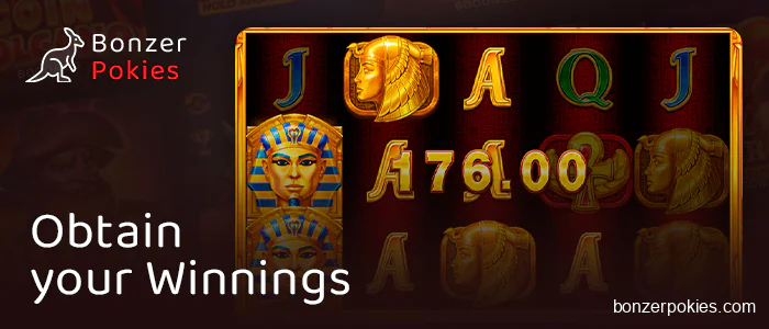 Get winnings from yourbet in Sun of Egypt 3 pokie