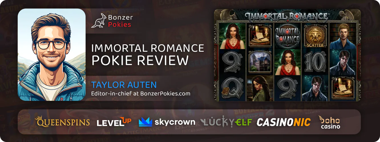 Check out the Immortal Romance pokie review in 2024