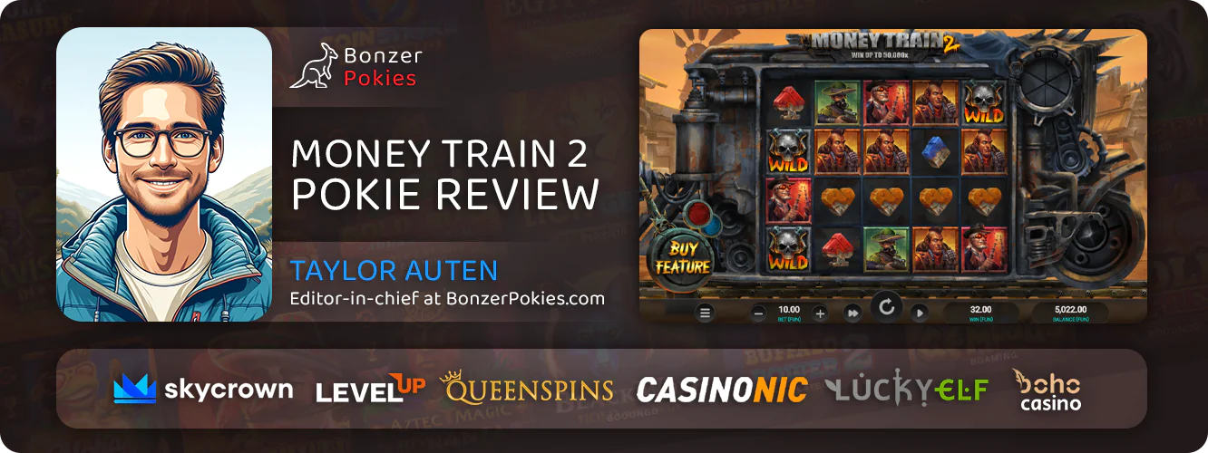 Read a review of pokie Money Train 2 in 2025