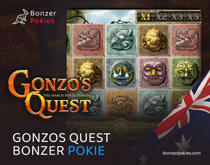 Play online pokie Gonzos Quest in AU online casinos