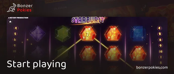 Start playing Starburst online pokie for real currency