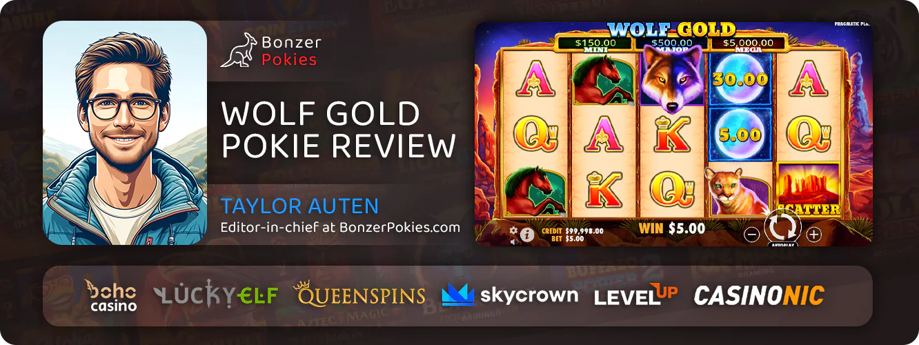 Wolf Gold online pokie review from an expert 