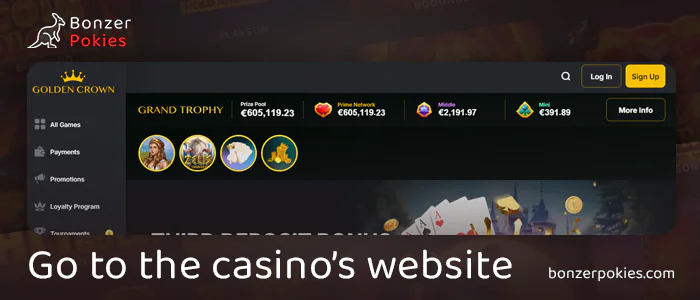 Choose a casino to play Wolf Gold pokie